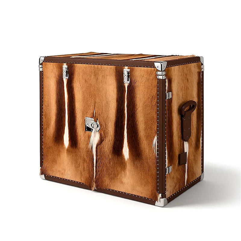 Upscale Creativity Tibetan Antelope Genuine Leather Sideboard
