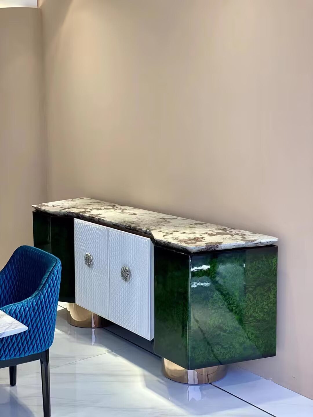 Modern Minimalism High-End Art Marble Customize Sideboard