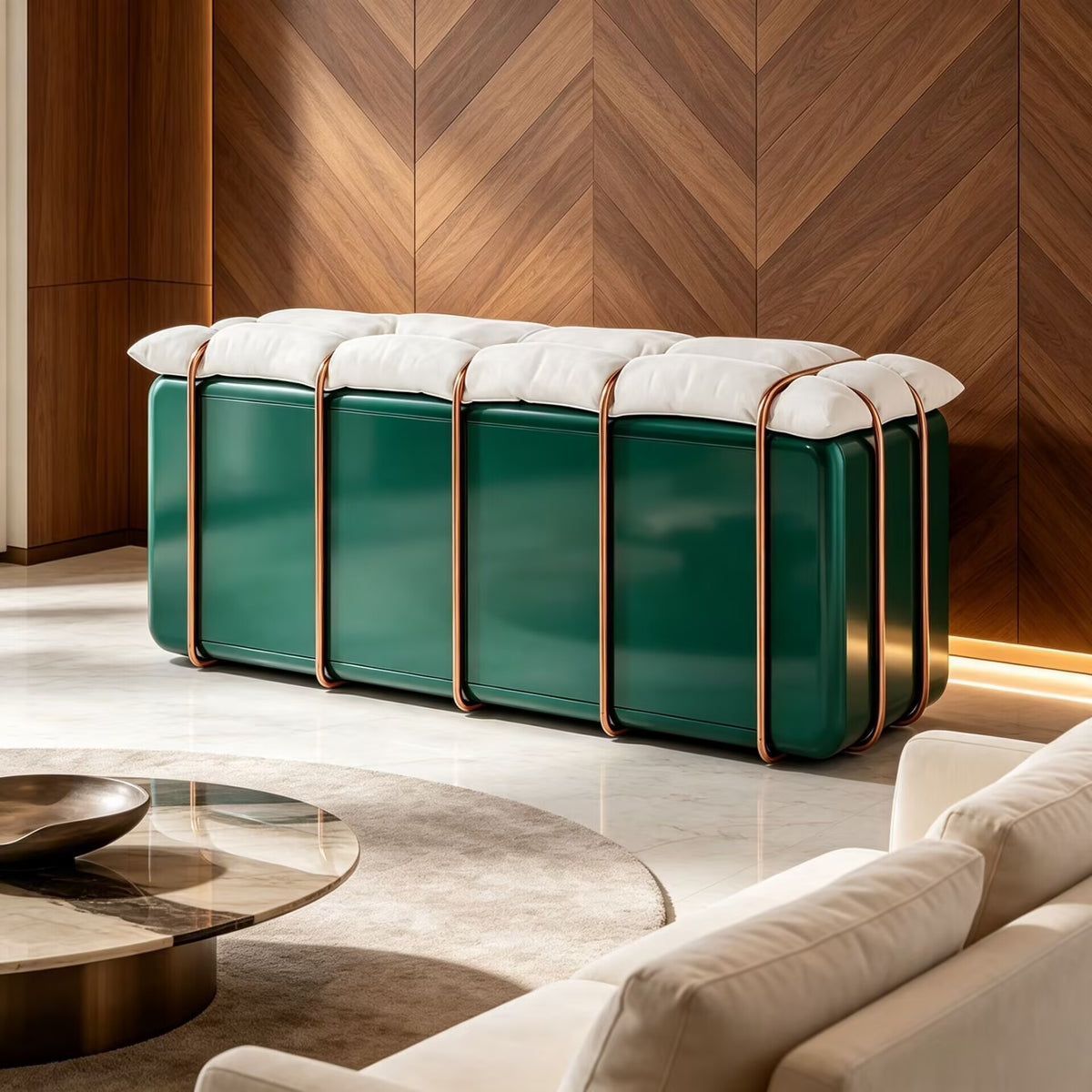 Italian Luxury Creativity Minimalist Solid Wood Customize Sideboard