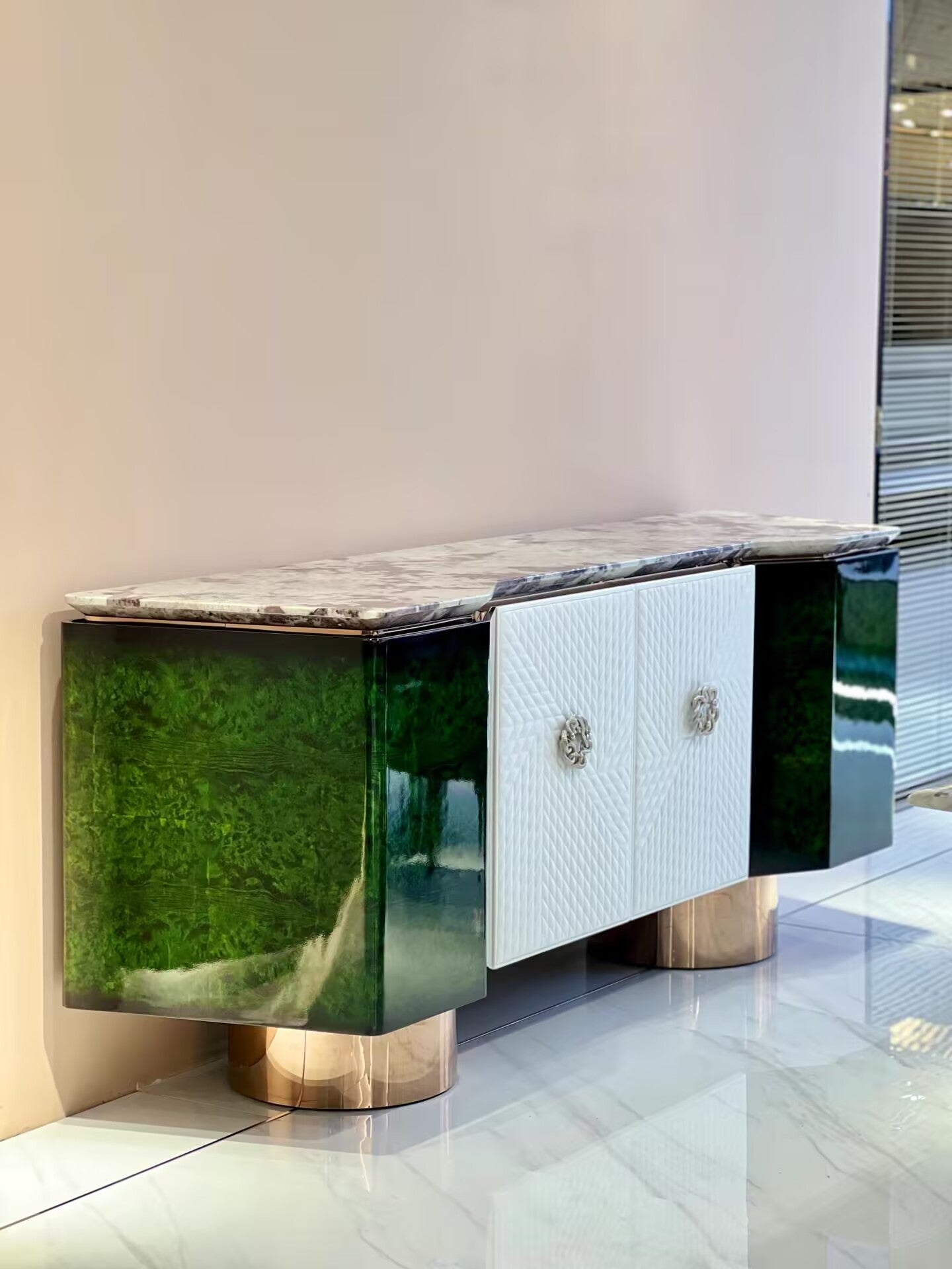 Modern Minimalism High-End Art Marble Customize Sideboard