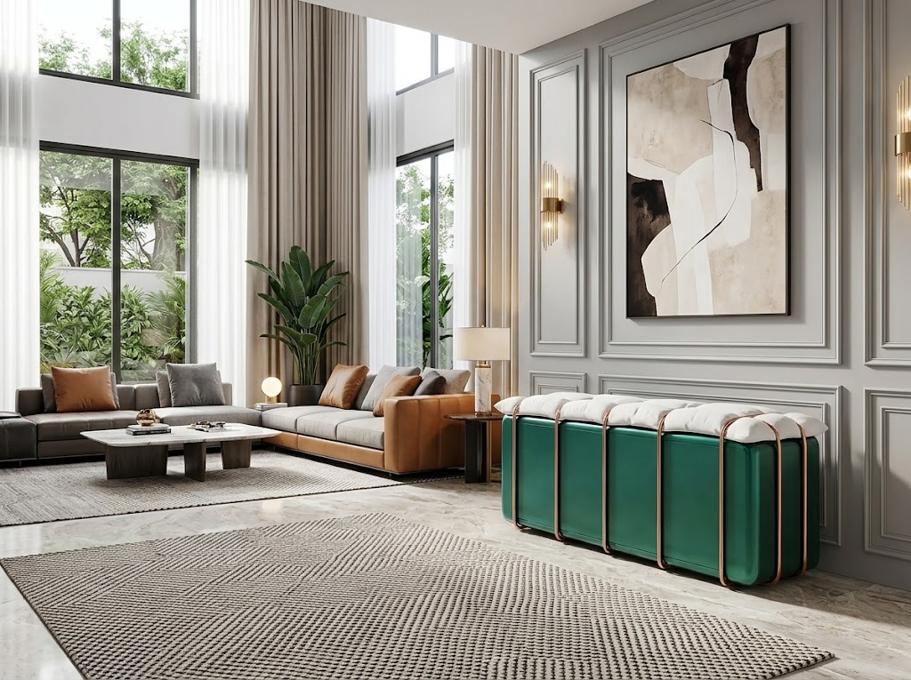 Italian Luxury Creativity Minimalist Solid Wood Customize Sideboard