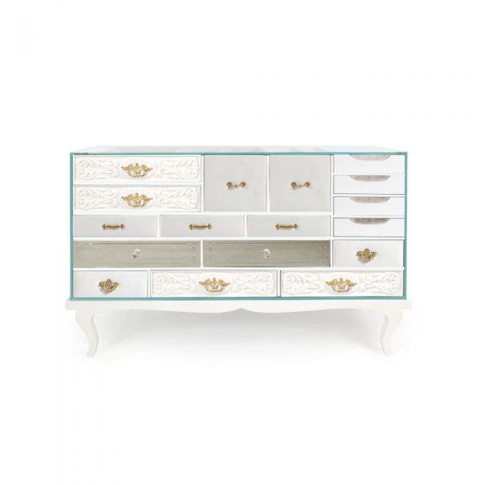 classical Exquisite Soho White Sideboard