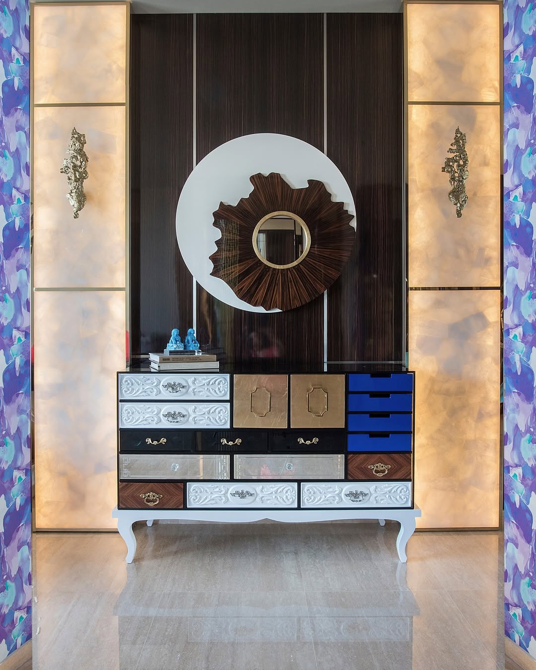 classical Exquisite Soho White Sideboard