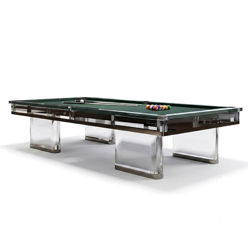 Spike Italian Creativity Stainless Steel Geometry Solid Wood Billiard Table