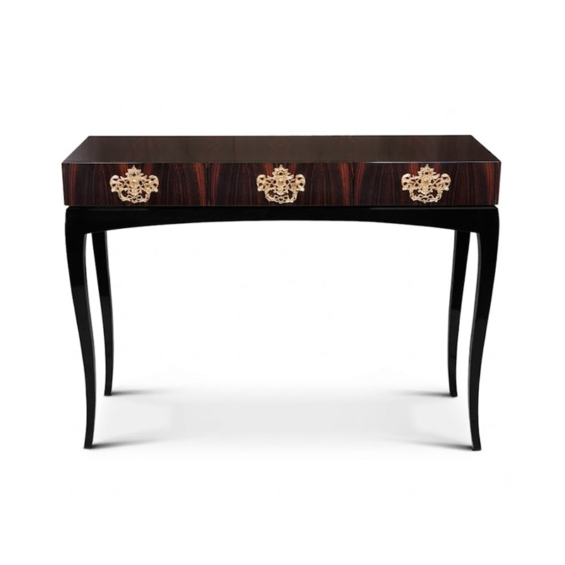 Trinity Villa Living Room Italian Upscale Art Rosewood Console