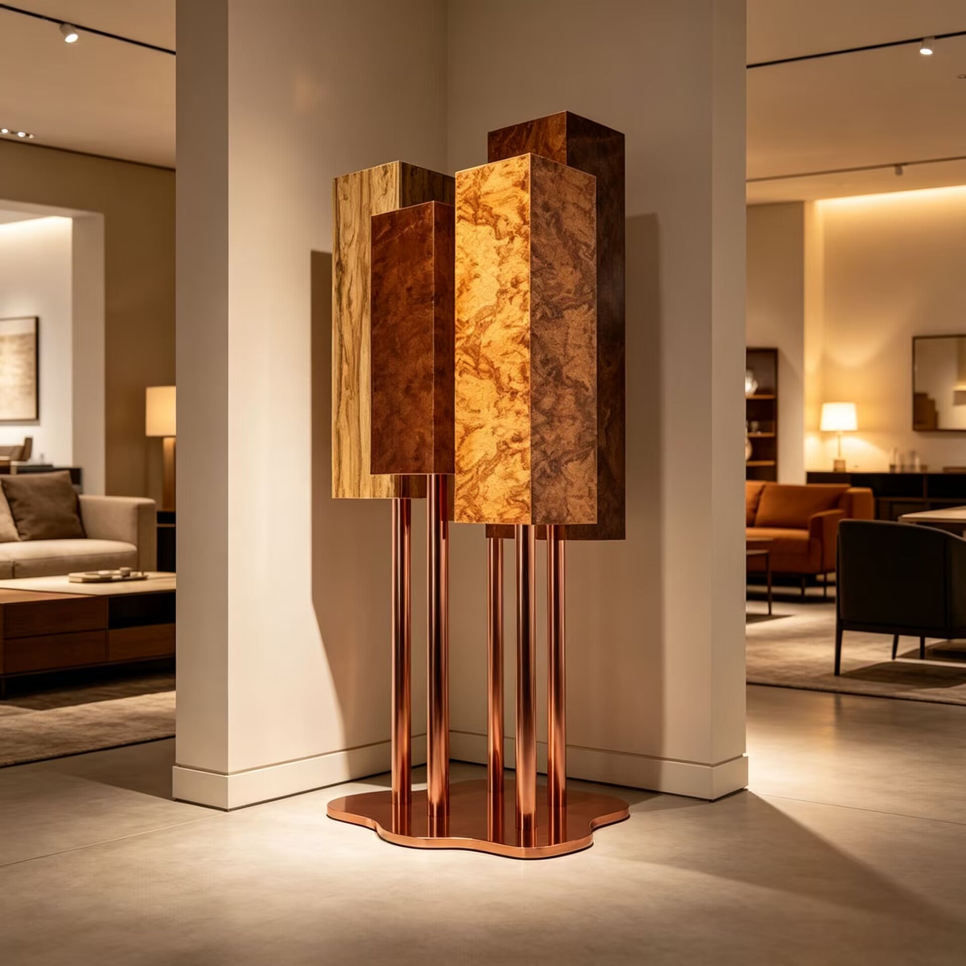 The Special Luxury Creativity Irregular Solid Wood Art Tree Cabinet
