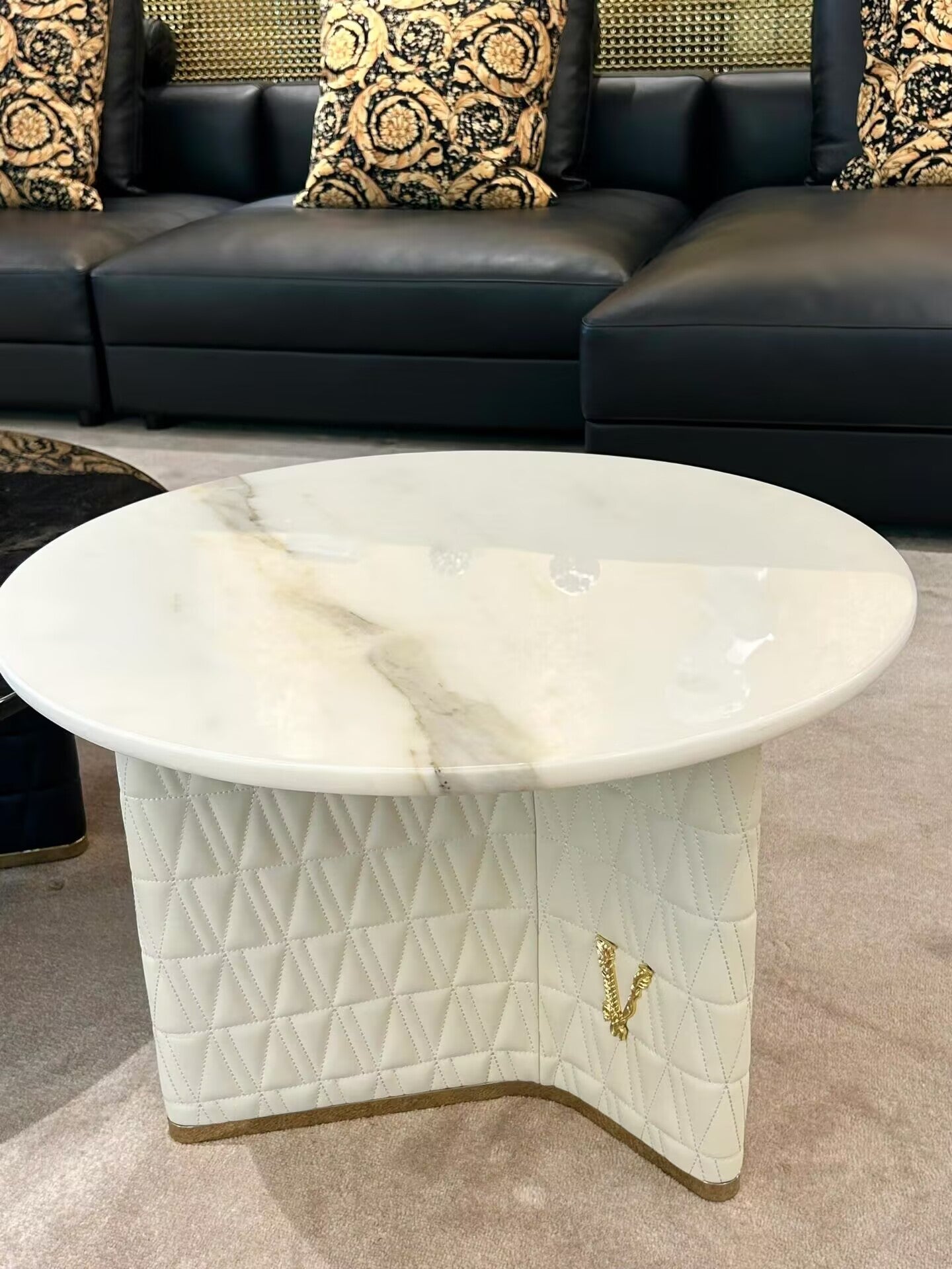 V-Marble Living Room Minimalism Combination Round Coffee Table