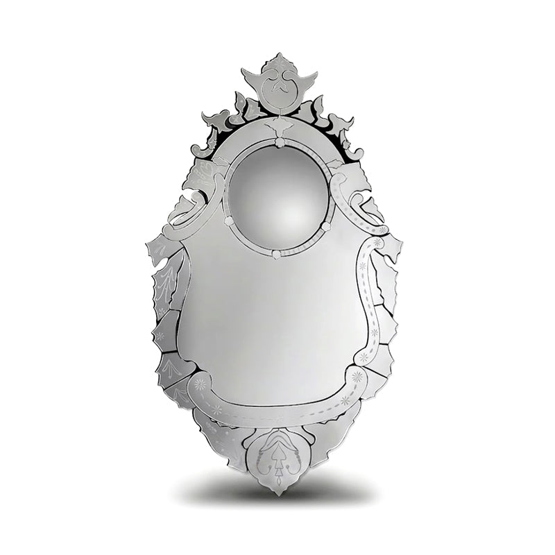 Veneto Villa Living Room Irregular Artistic Carving Decorative Mirror