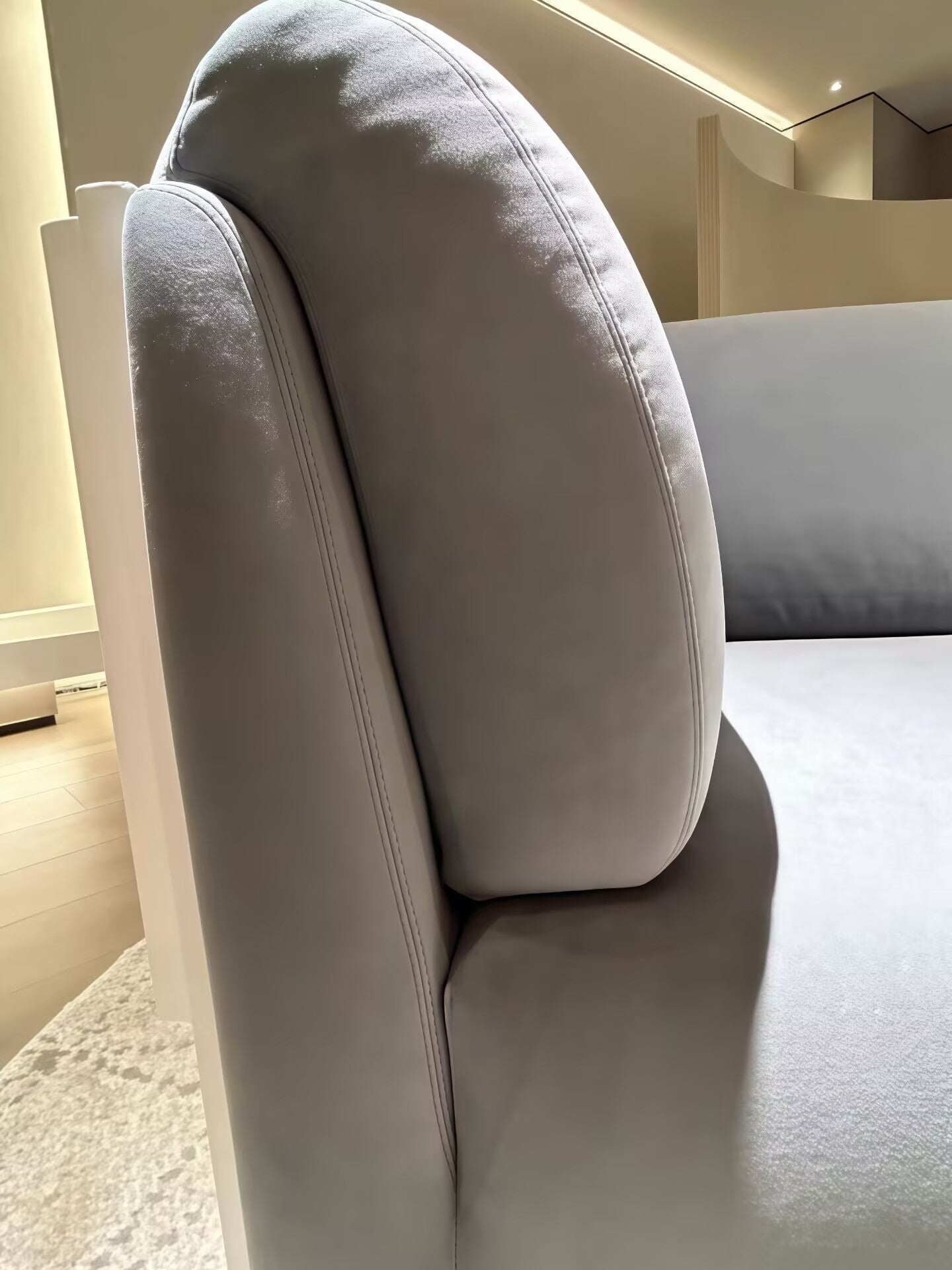 VERSAILLES Modern light luxury solid wood carved fabric sofa