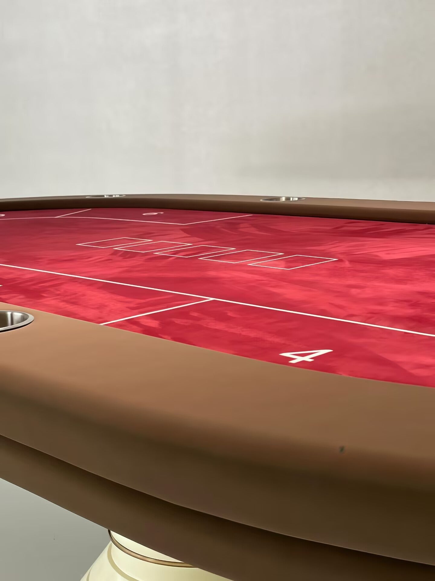 Vegas Italian Luxury High End Solid Wood Creative Poker Table
