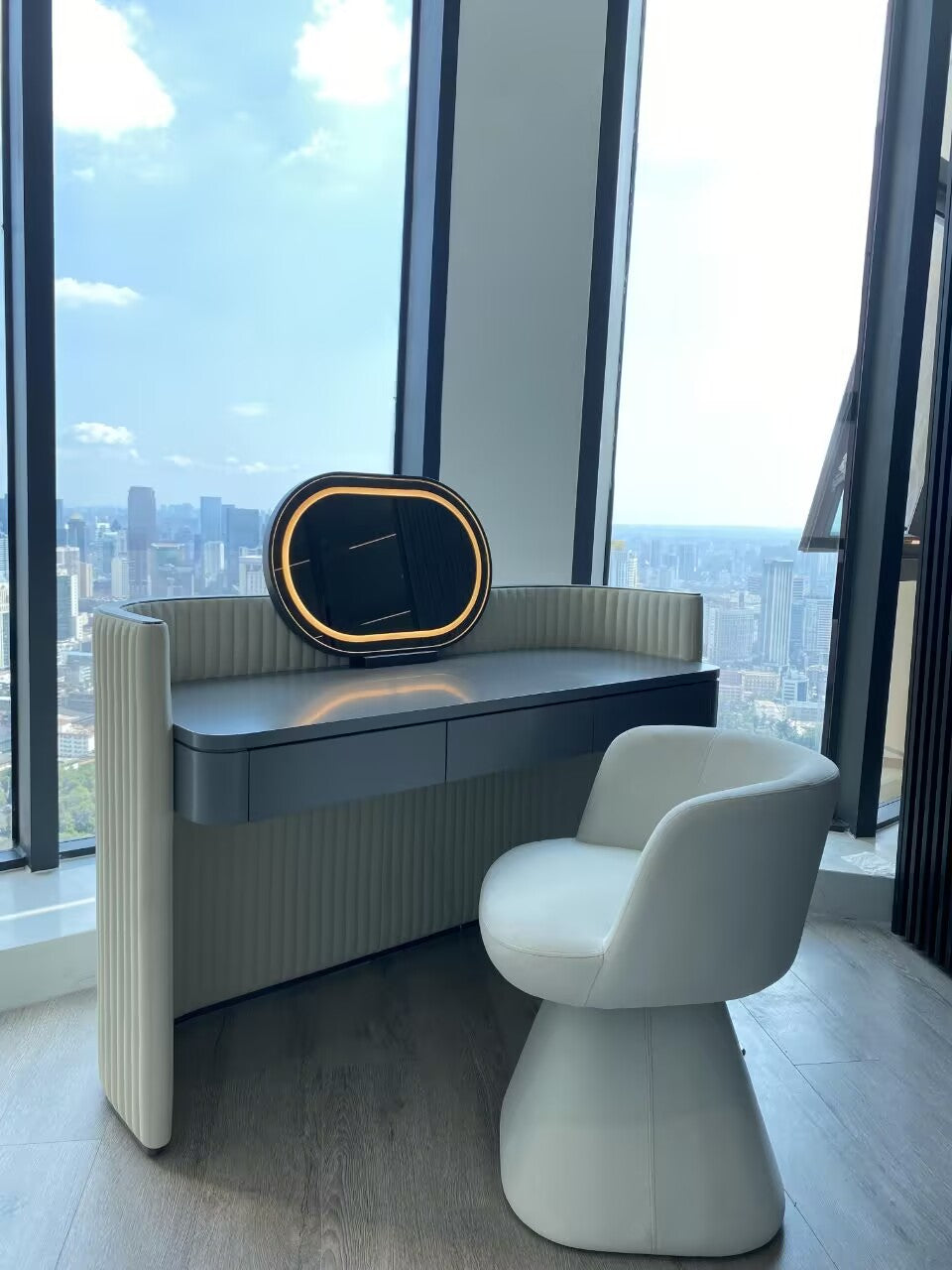 Walt Modern Luxury Solid Wood Artistic Custom Dressing Table