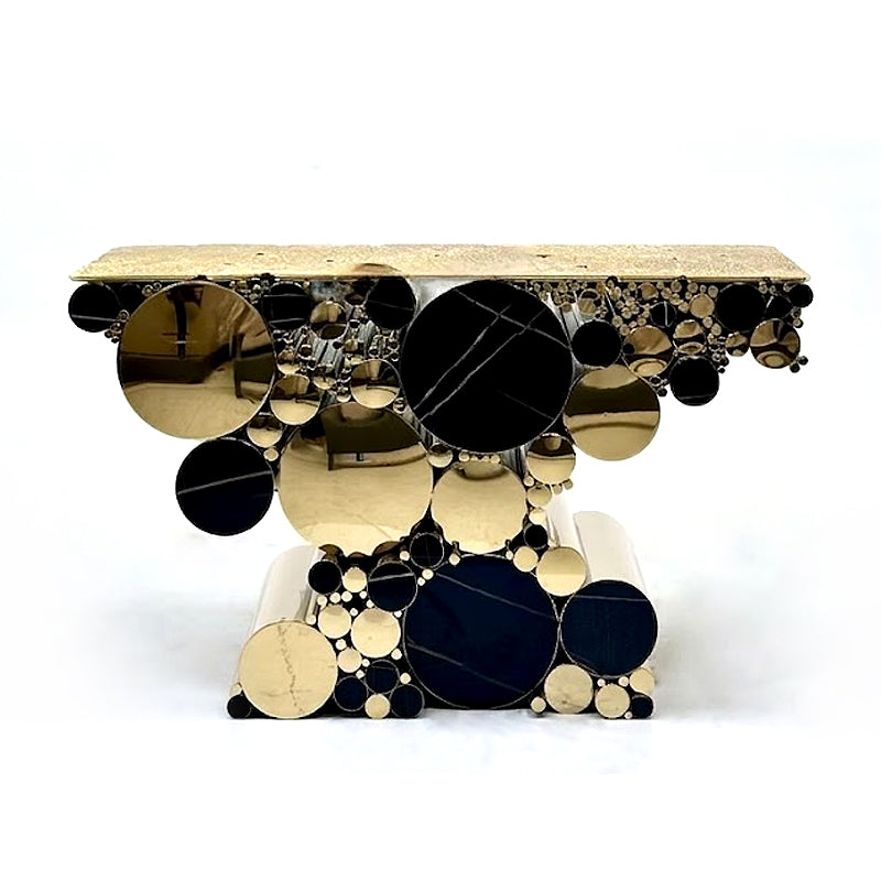 Wanderlust Villa Unique Creativity Stainless Steel Bubble Console