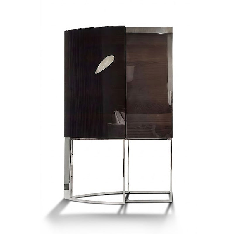 High-End Designer Artistic Customize Solid Wood Wine Cabinet