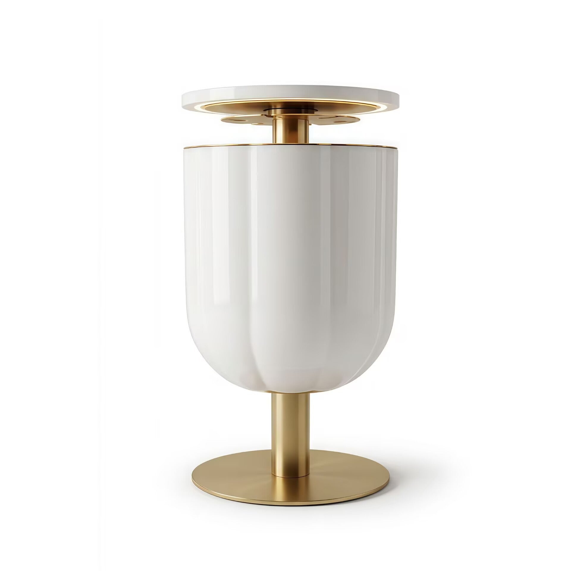 Unique Artistic Irregular Stainless Steel Creativity Lift Wine Cabinet