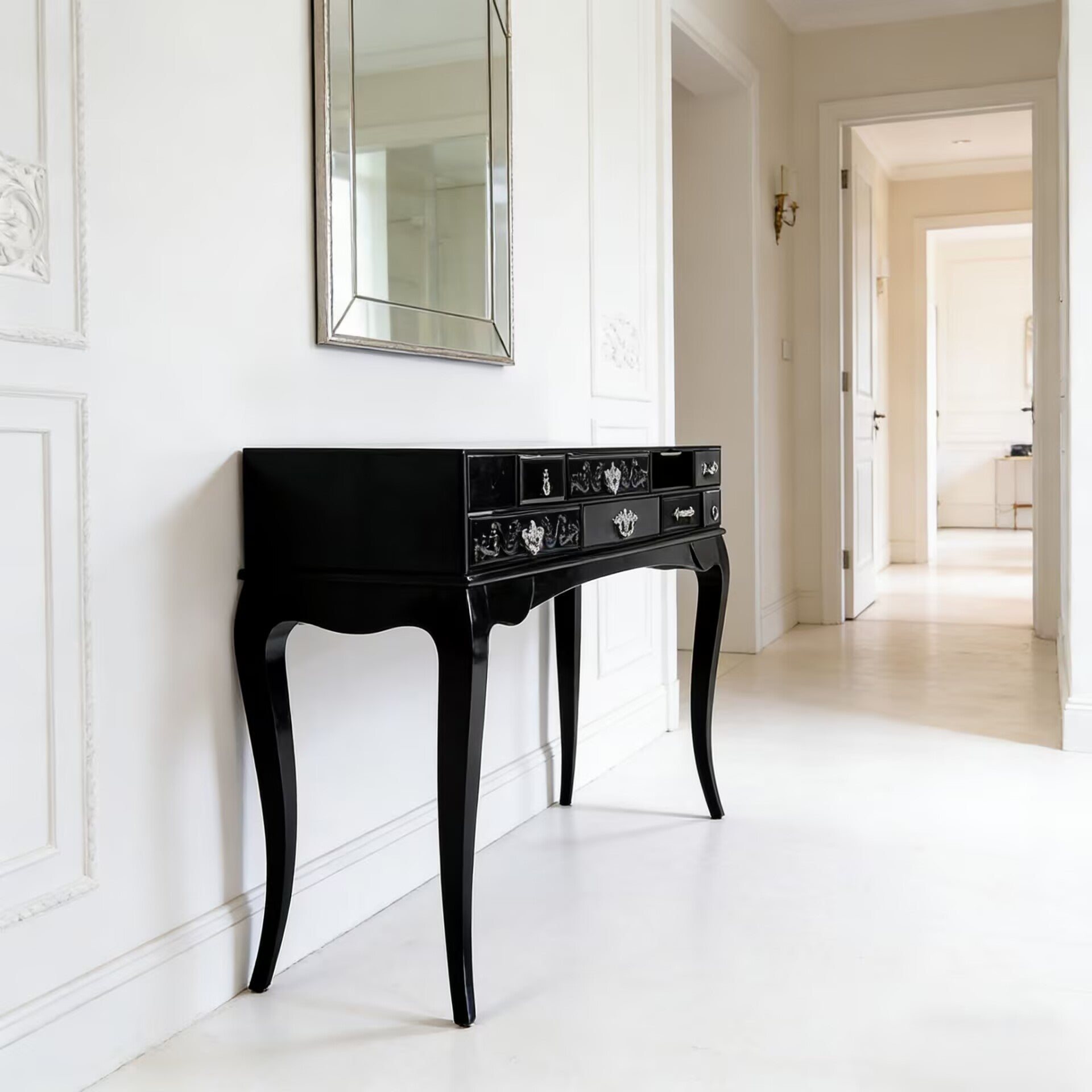 York High-End Minimalism Solid Wood Customize Entryway Cabinet