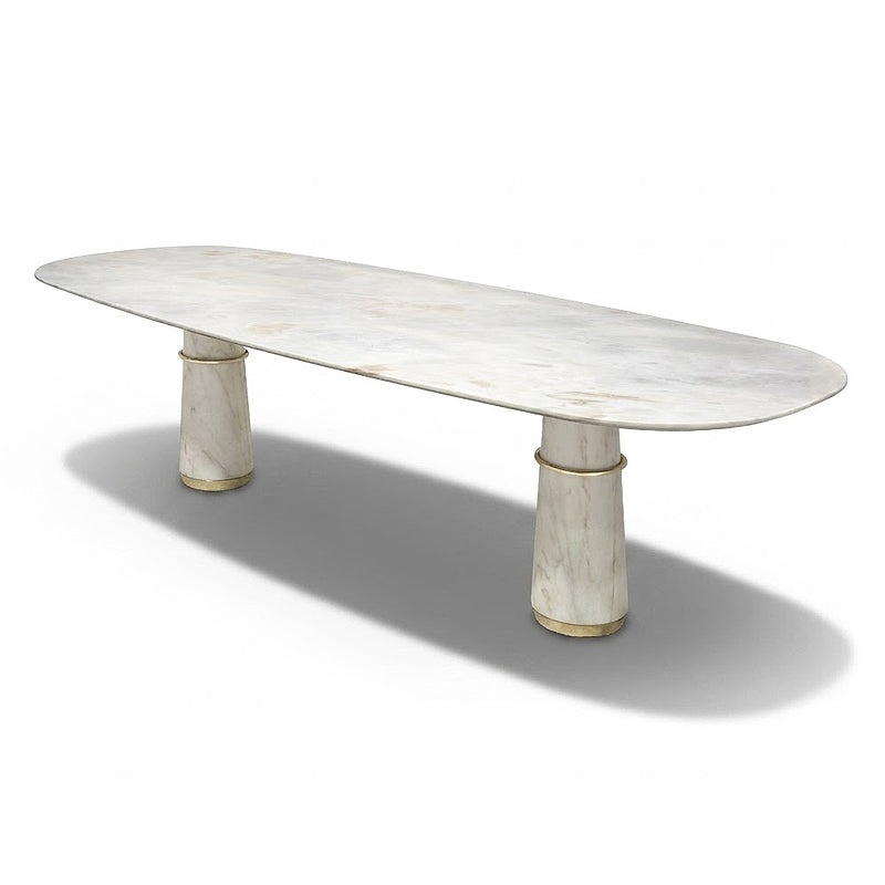Akola Italian Minimalism Natural Marble Customize Dining Table