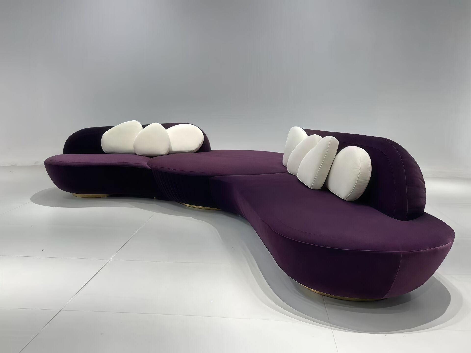 Amaterasu Minimalist Solid Wood Creativity Designer Fabric Sofa