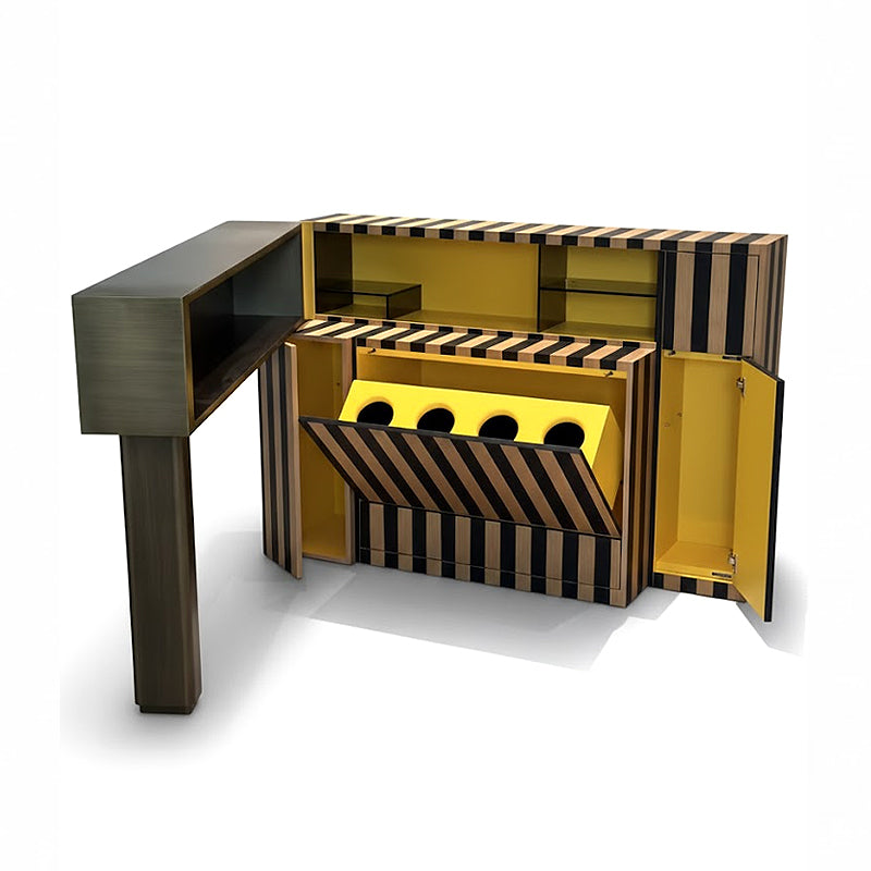 Aperitivo Luxurious High End Solid Wood Commission Bar Counter