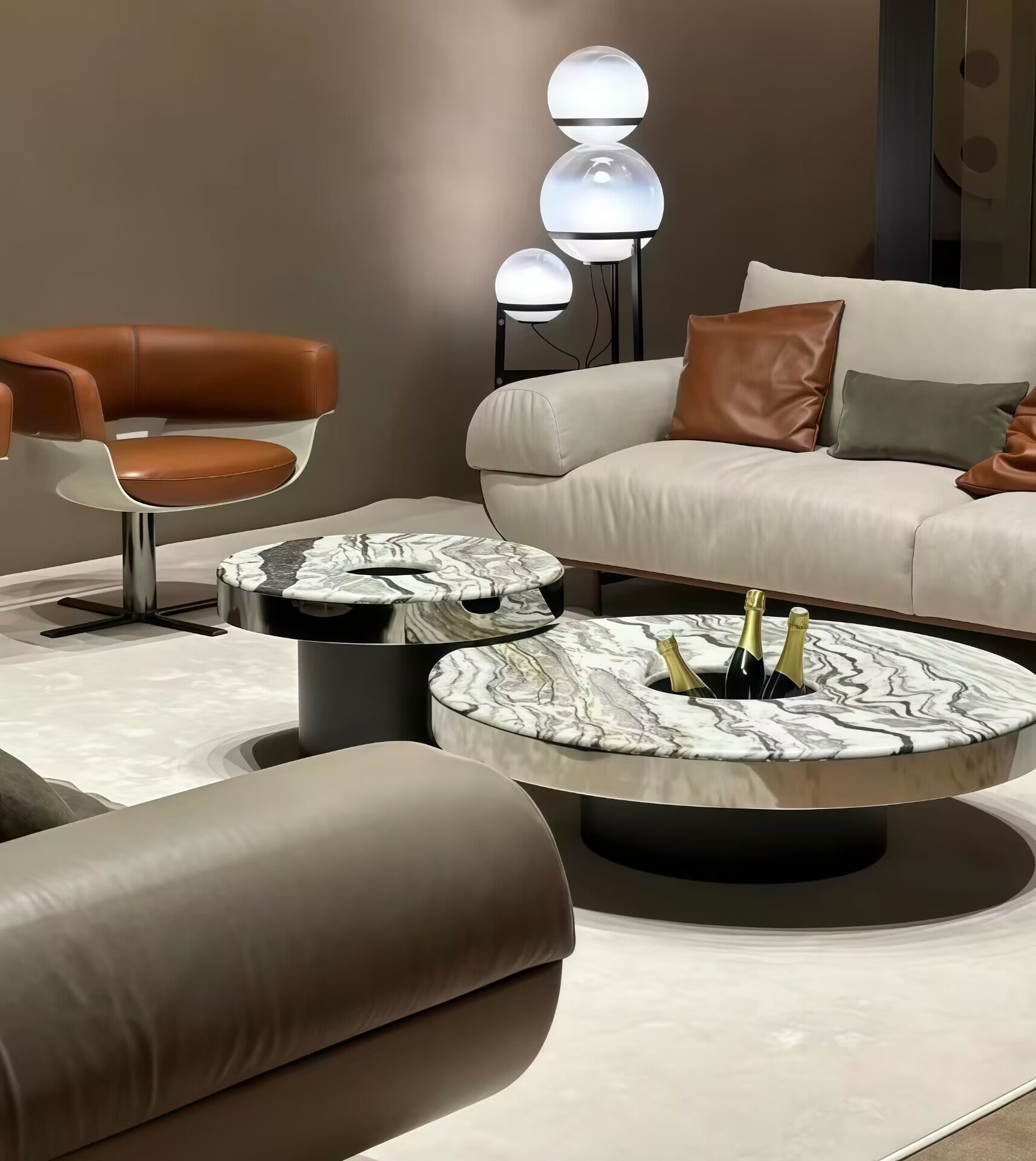 Aperitivo Luxurious Unique Creativity Marble Combination Coffee Table