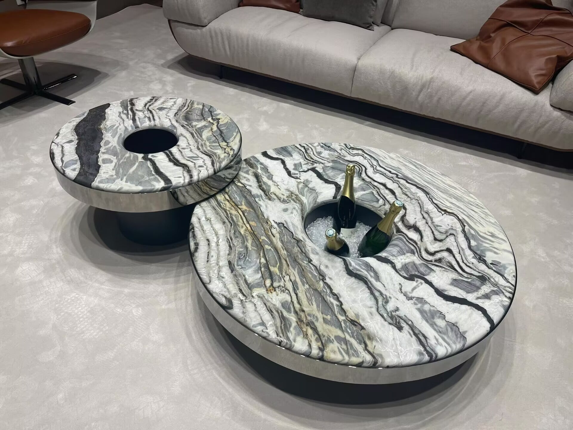 Aperitivo Luxurious Unique Creativity Marble Combination Coffee Table
