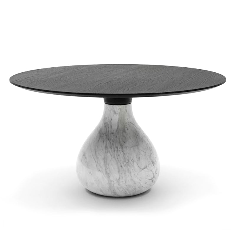Aqua Modern Minimalism Designer Marble Round Dining Table