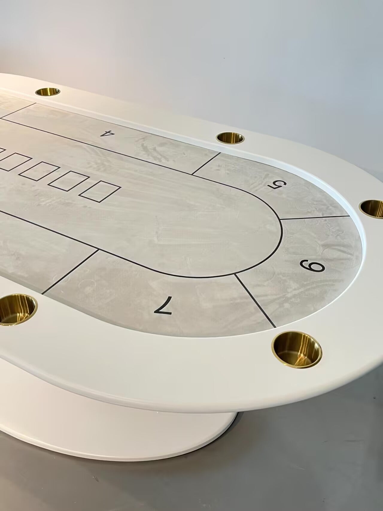 Asso Italian Luxury High End Indoor Solid Wood Customization Poker Table