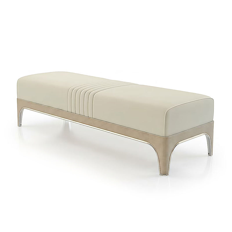 Bach Ottomans Bedroom Luxurious Artistic Leather Bed End Bench