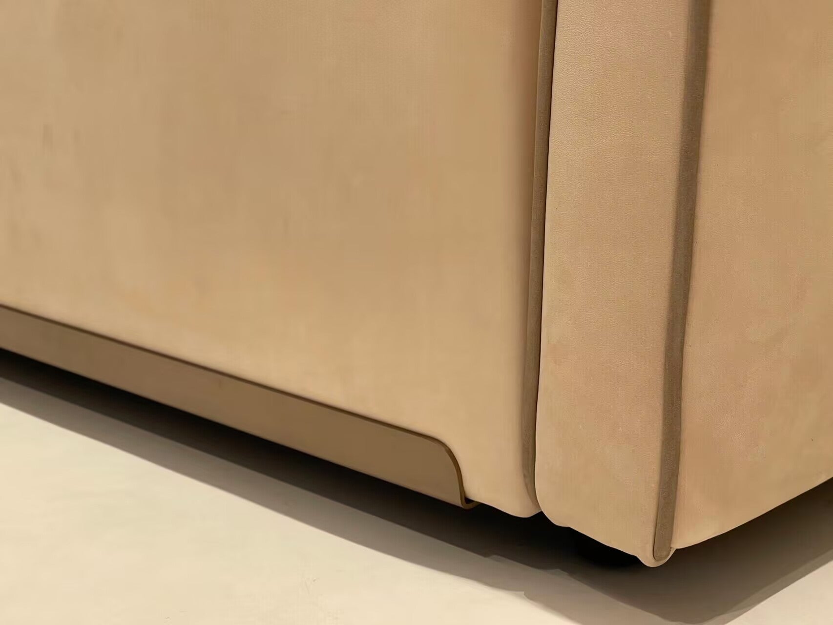 Bastian Living Room Simplicity Customize Genuine Leather Sofa