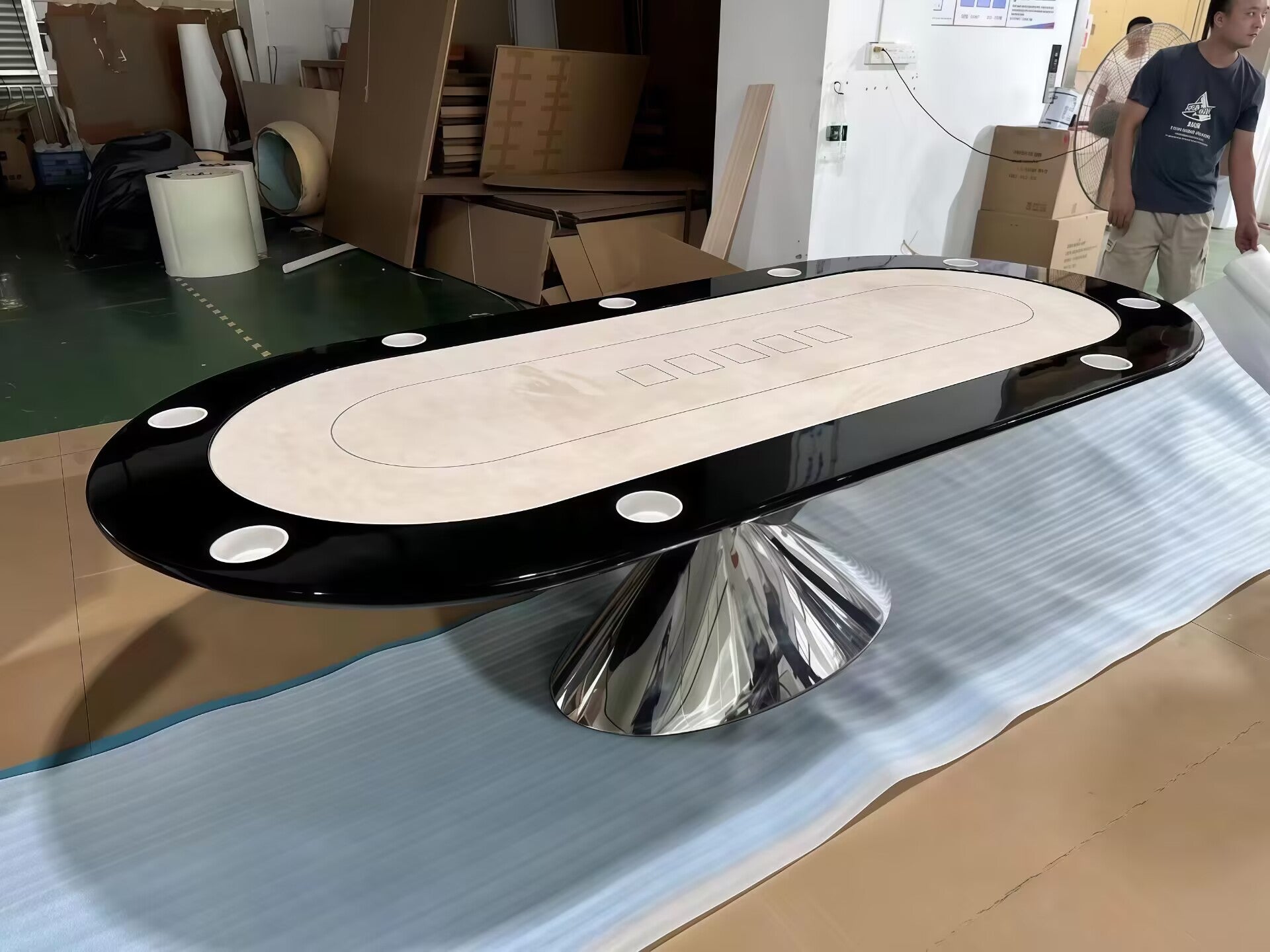 Bentley Modern Luxurious  High End Metal Creative Design Poker Table