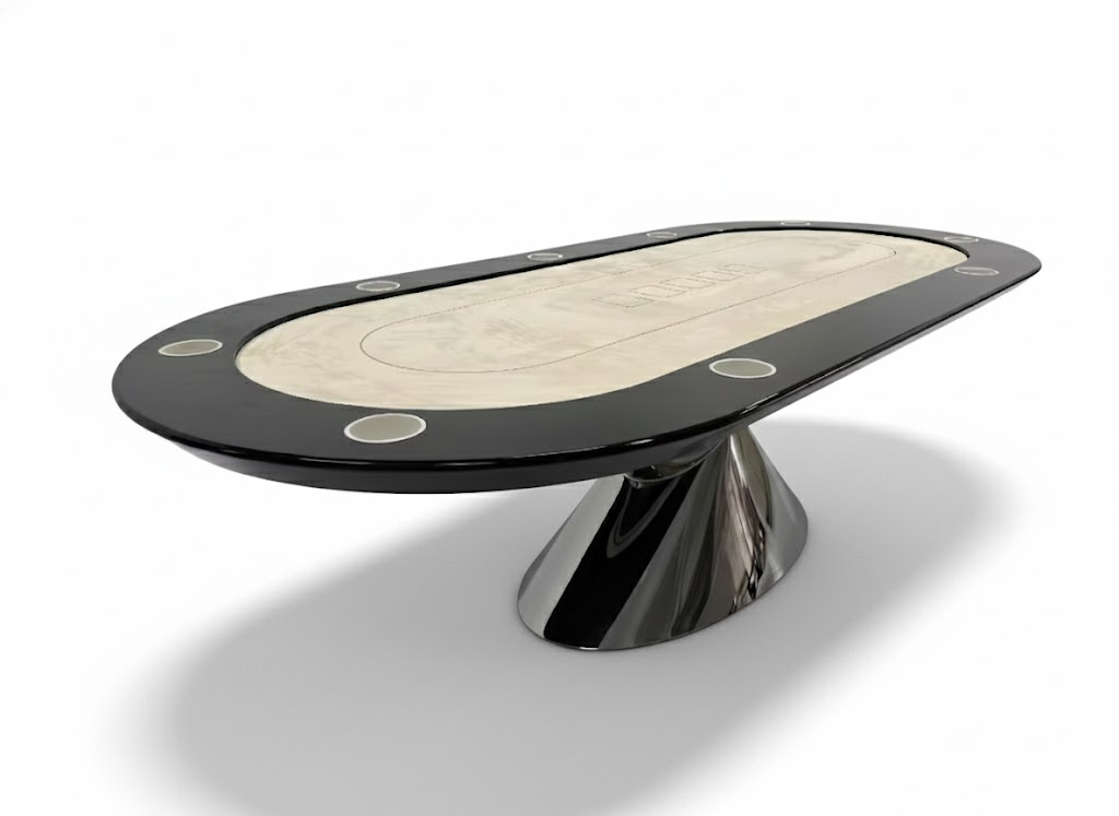 Bentley Modern Luxurious  High End Metal Creative Design Poker Table