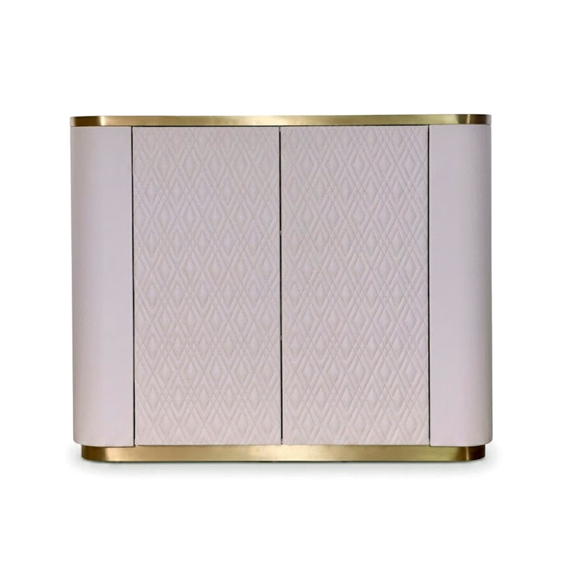 Beverly Italian Designer Upscale Solid Wood Customize Wine Cabinet