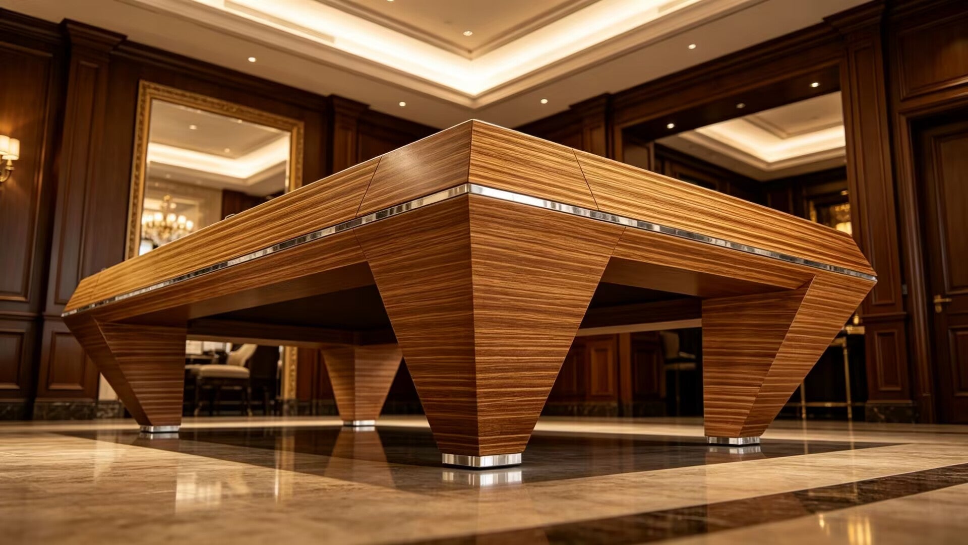 Italian High Quality Creativity Solid Wood Standard Billiard Table