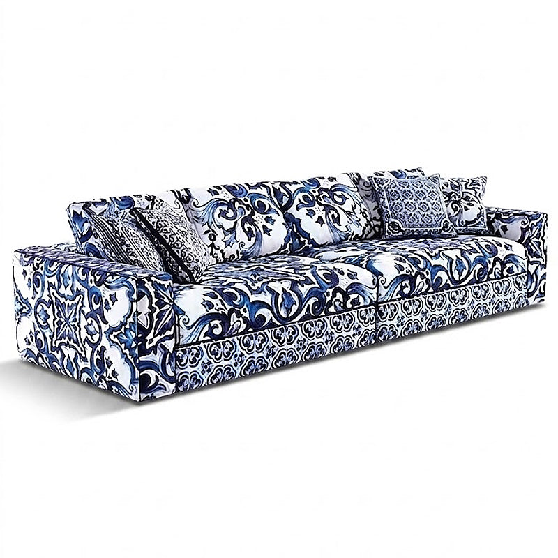 Blumediterraneo Villa Living Room Unique Upscale Fabric Sofa