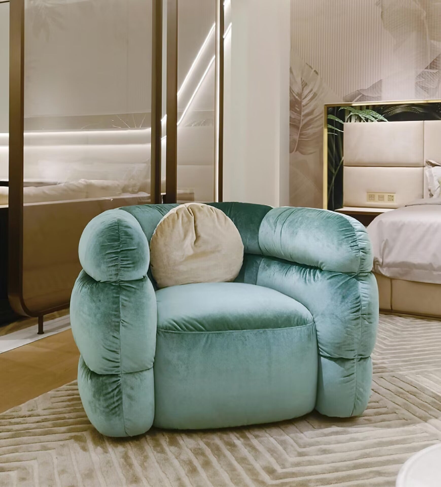 Bomber Modern Luxurious Minimalism Customize Fabric Sofa