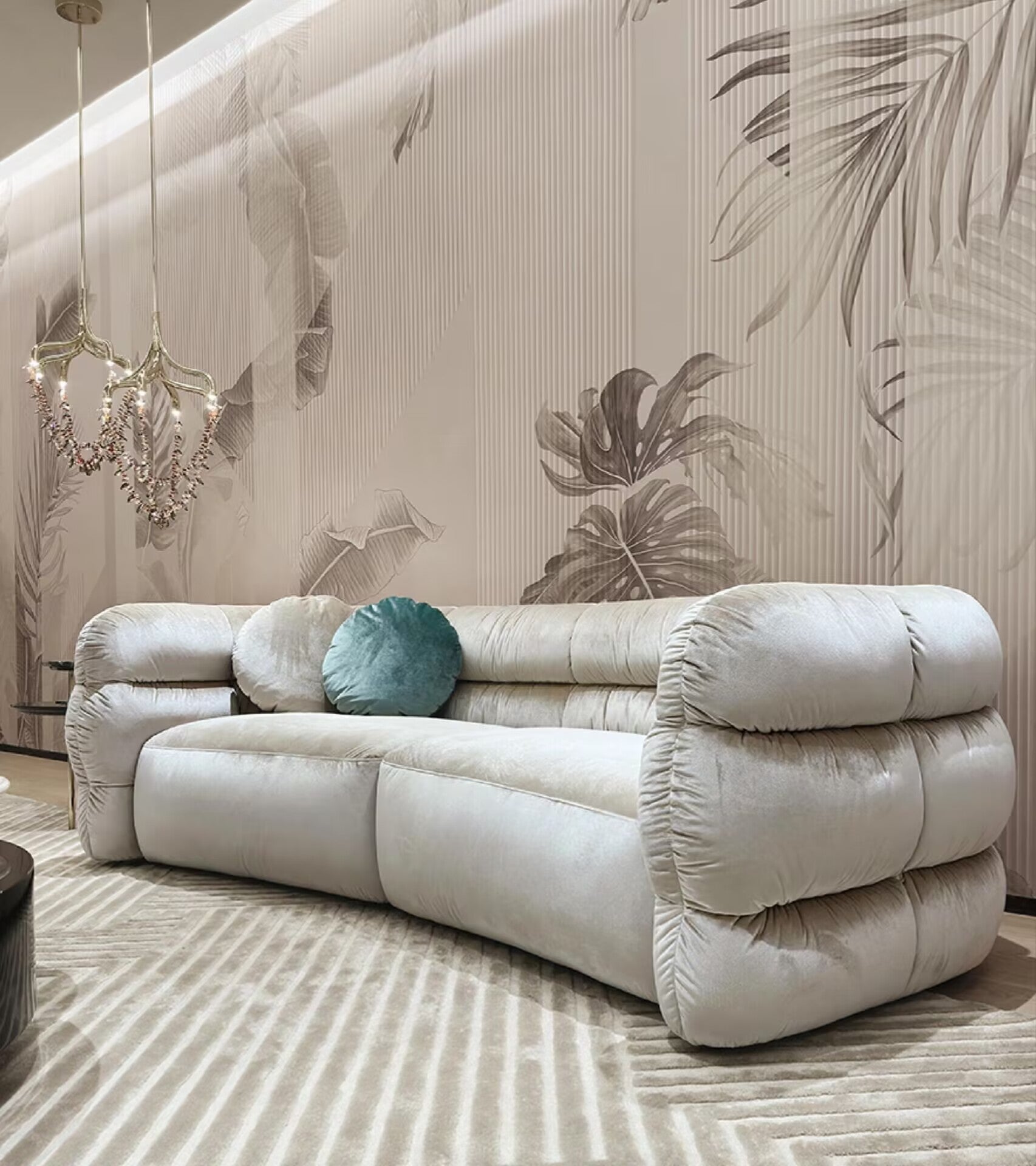 Bomber Modern Luxurious Minimalism Customize Fabric Sofa