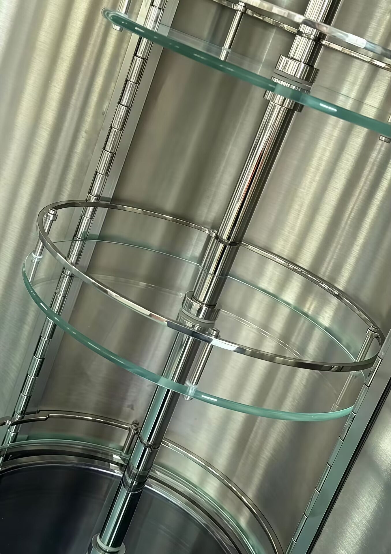 Bomb Italian High Quality Designer Stainless Steel Wine Cabinet