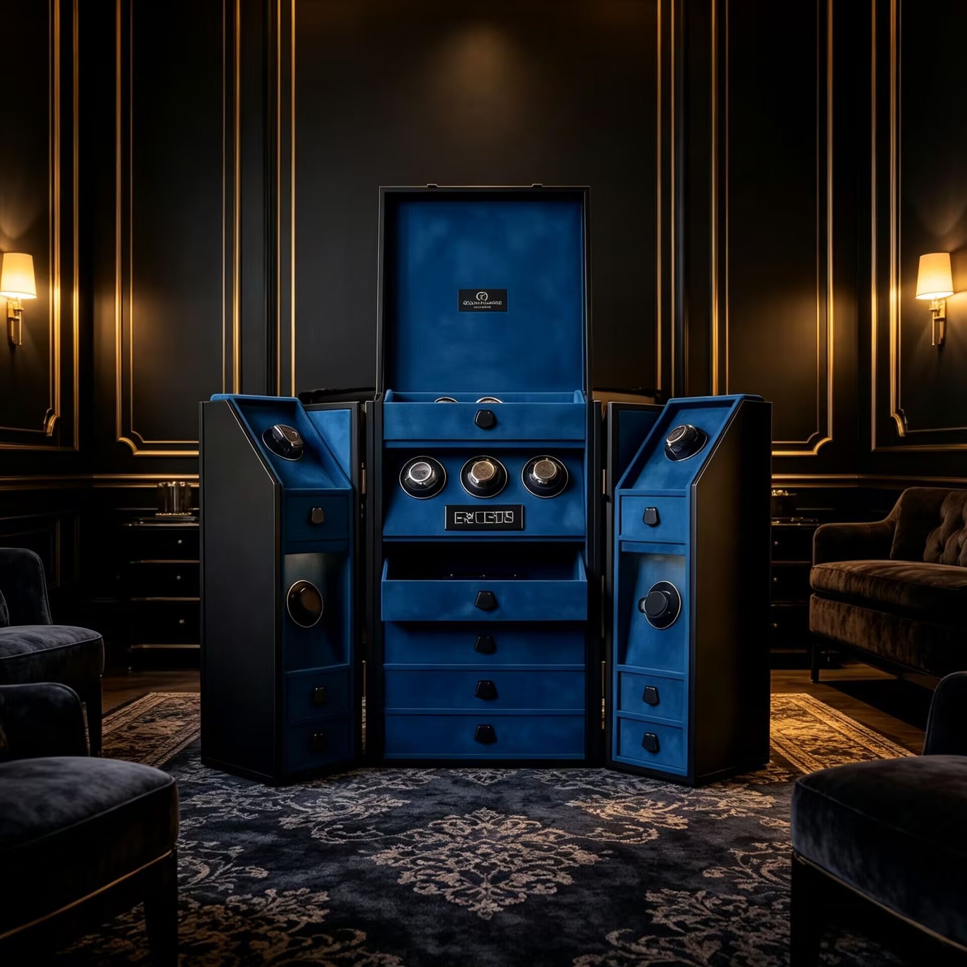 Bosphrus Luxurious Creativity Villa Solid Wood Jewelry Cabinet