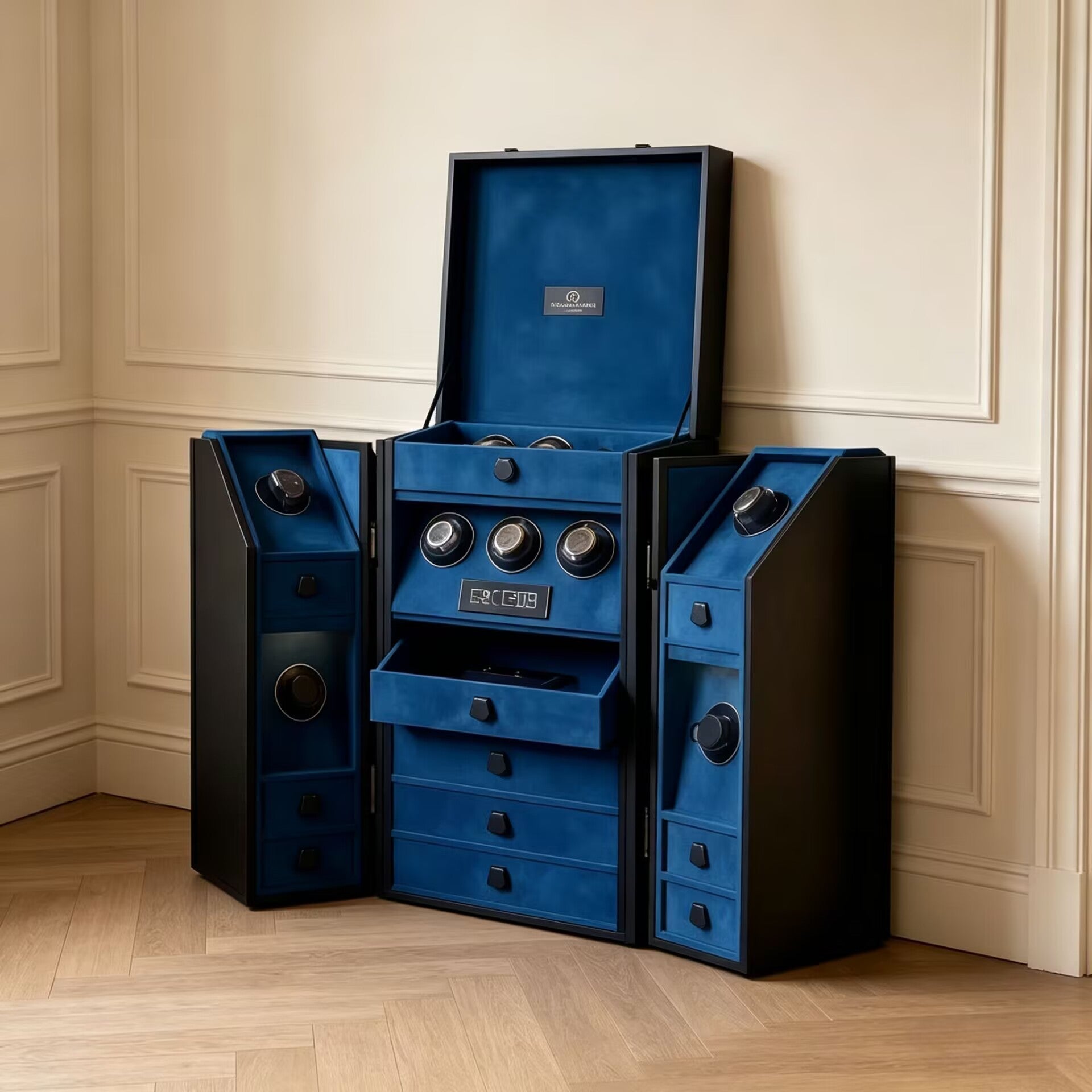 Bosphrus Luxurious Creativity Villa Solid Wood Jewelry Cabinet