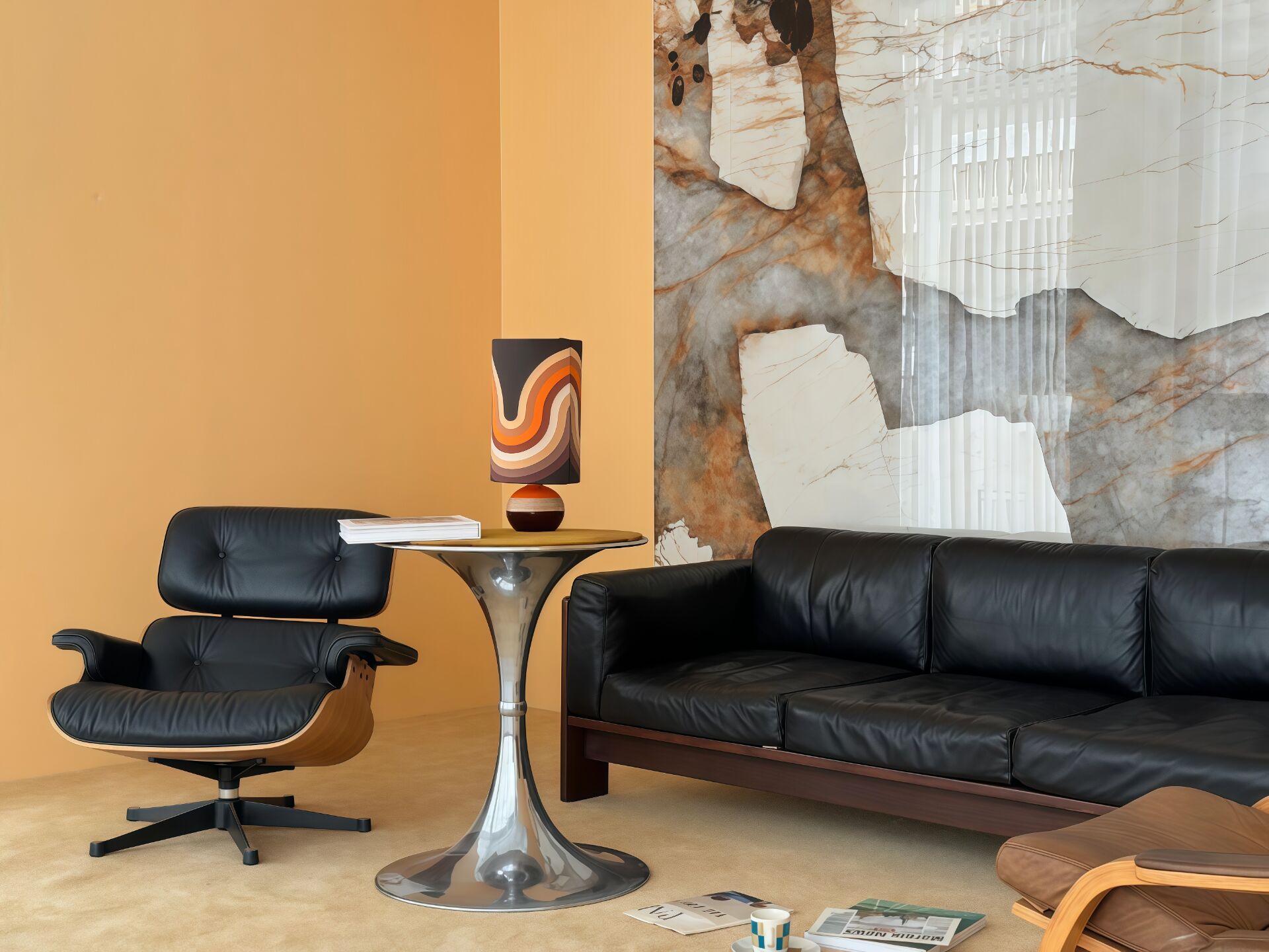Botti High End Stainless Steel Unique Artistic Design Side Table