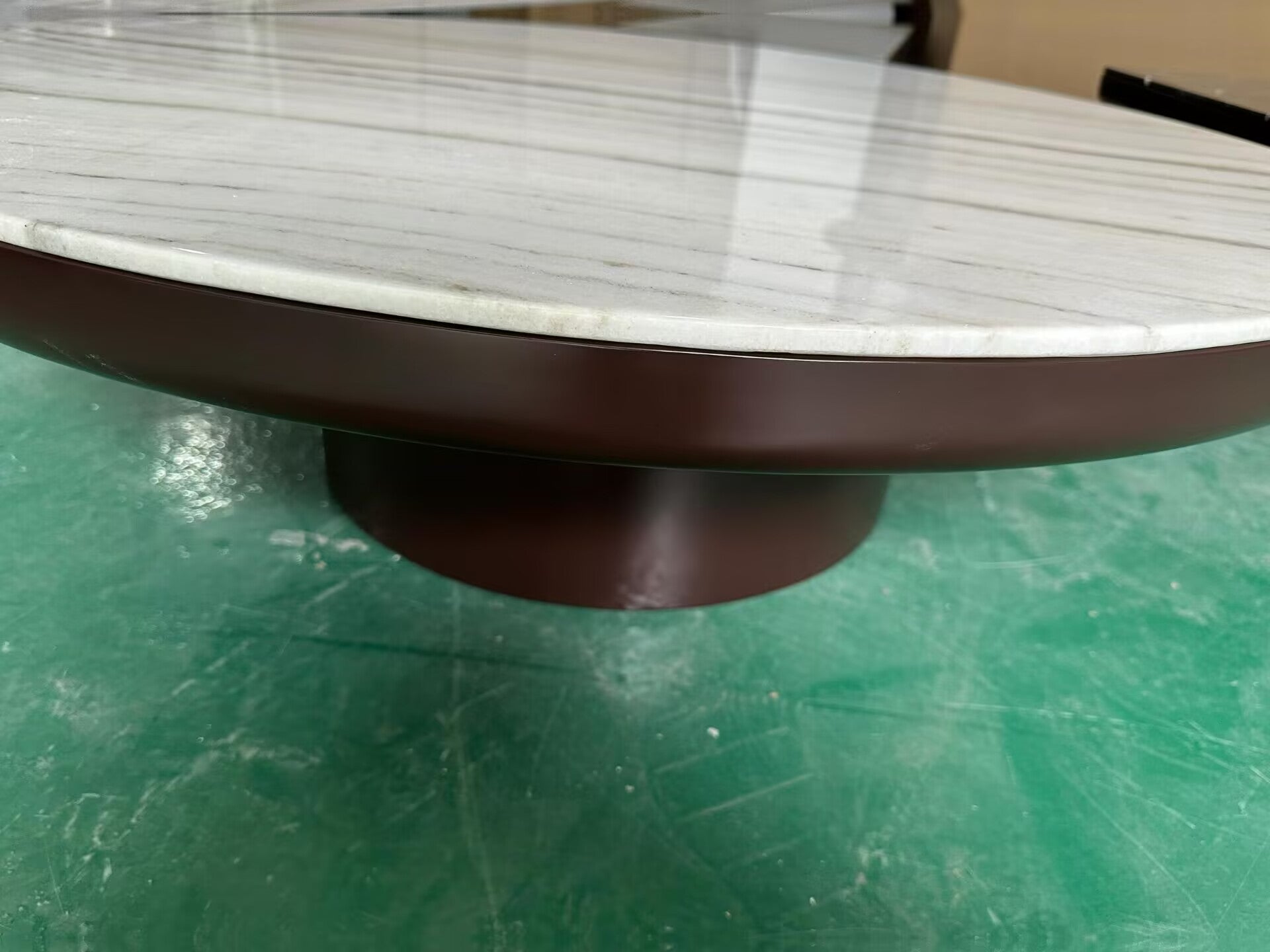 Brady Living Room Upscale Designer Marble Custom Coffee Table