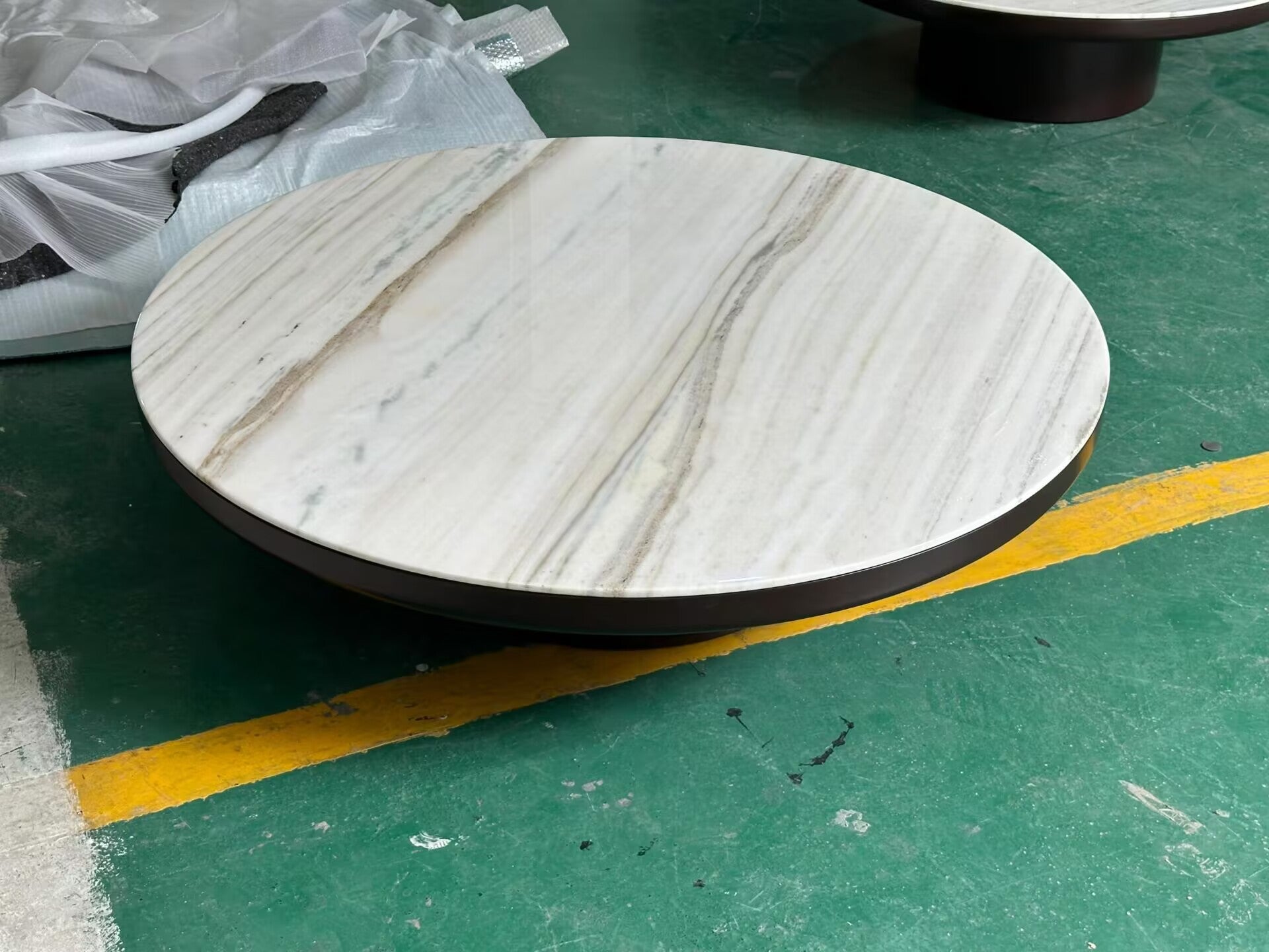 Brady Living Room Upscale Designer Marble Custom Coffee Table