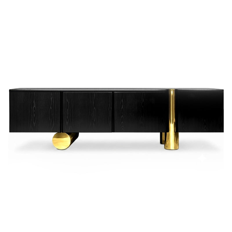 Buffet Heron Modern High-End Metal Minimalist Solid Wood Sideboard
