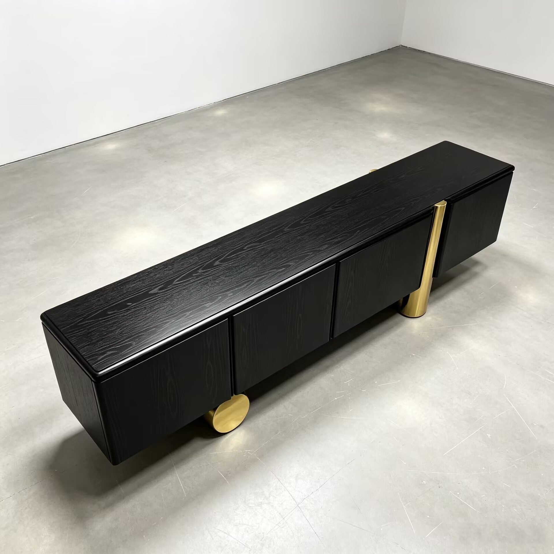 Buffet Heron Modern High-End Metal Minimalist Solid Wood Sideboard