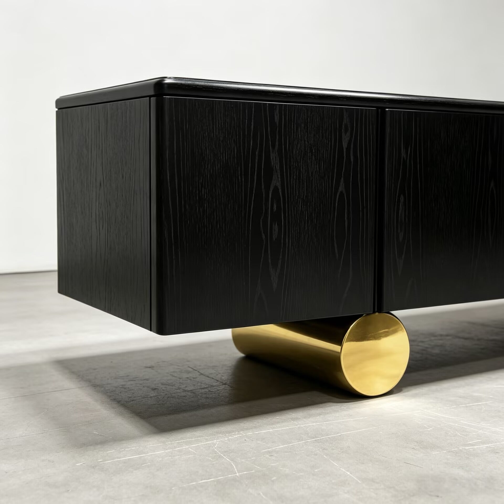 Buffet Heron Modern High-End Metal Minimalist Solid Wood Sideboard
