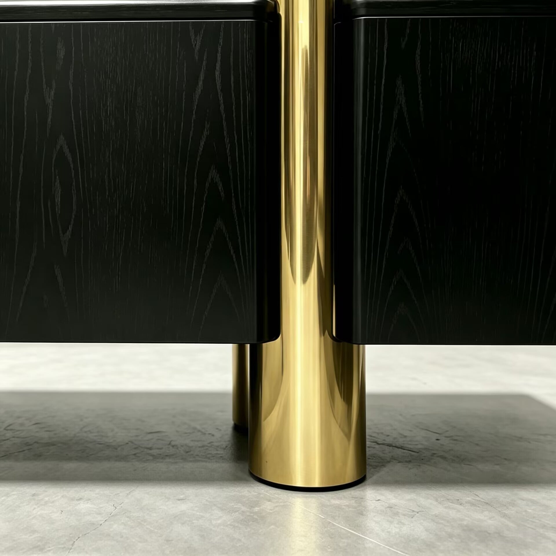 Buffet Heron Modern High-End Metal Minimalist Solid Wood Sideboard