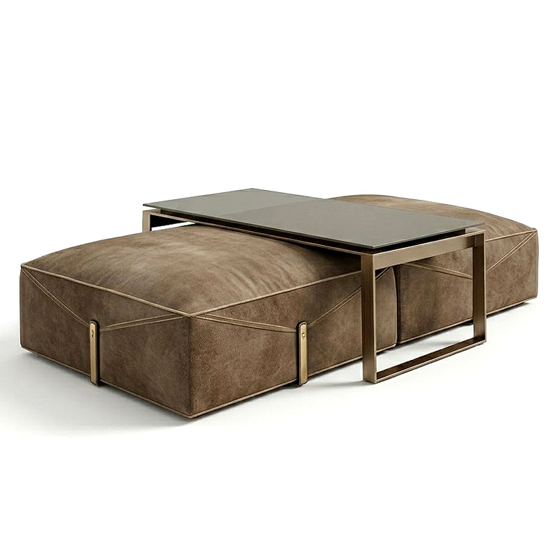 Bul Ding Living Room Upscale Rectangular Combination Coffee Table