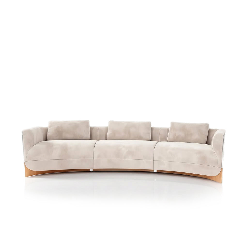 Cafoscarl Circle Designer High End Creative Minimalist Fabric Sofa