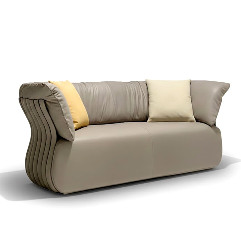 Cannes Modern Luxurious Creativity Genuine Leather Double Sofa