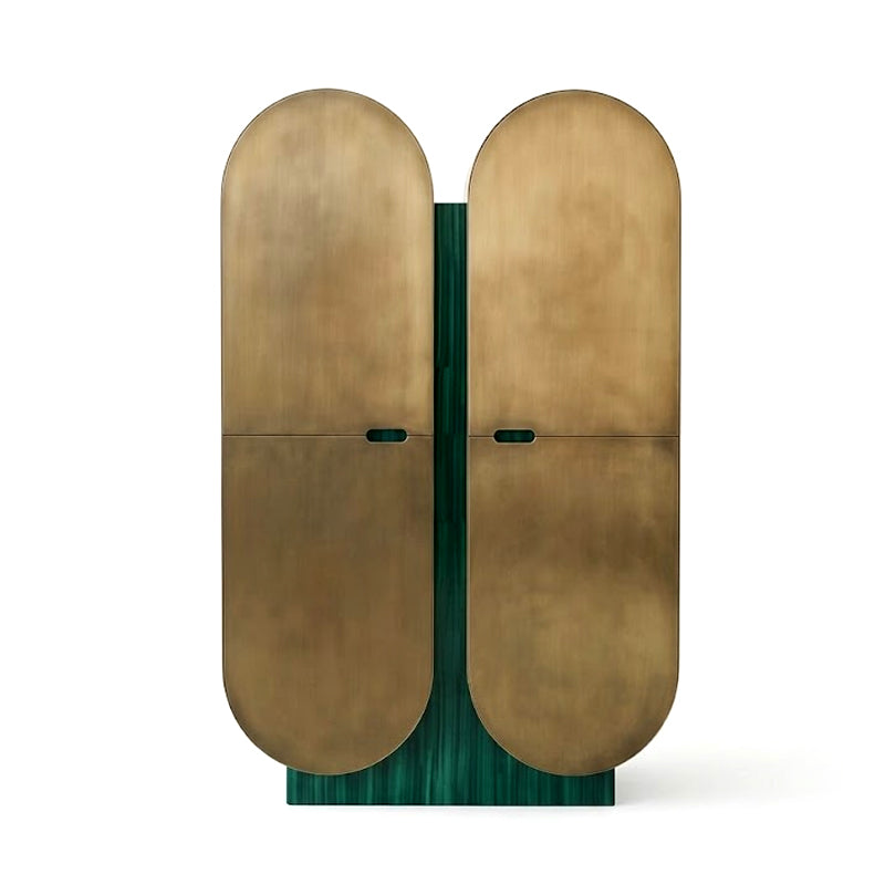 Capsule Luxurious Designer Creativity Stainless Steel Wine Cabinet