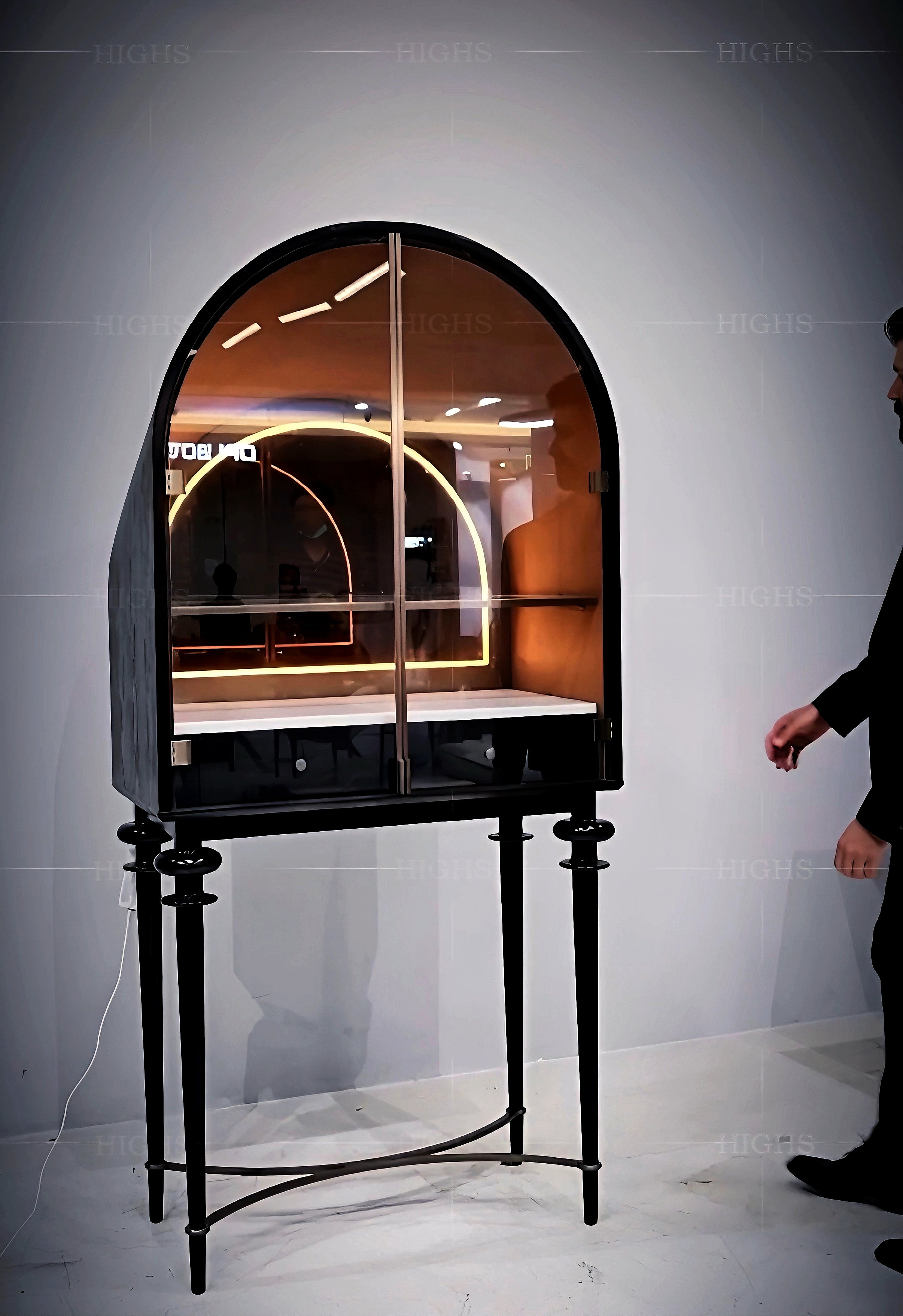 Luxury castle wine cabinet unique design